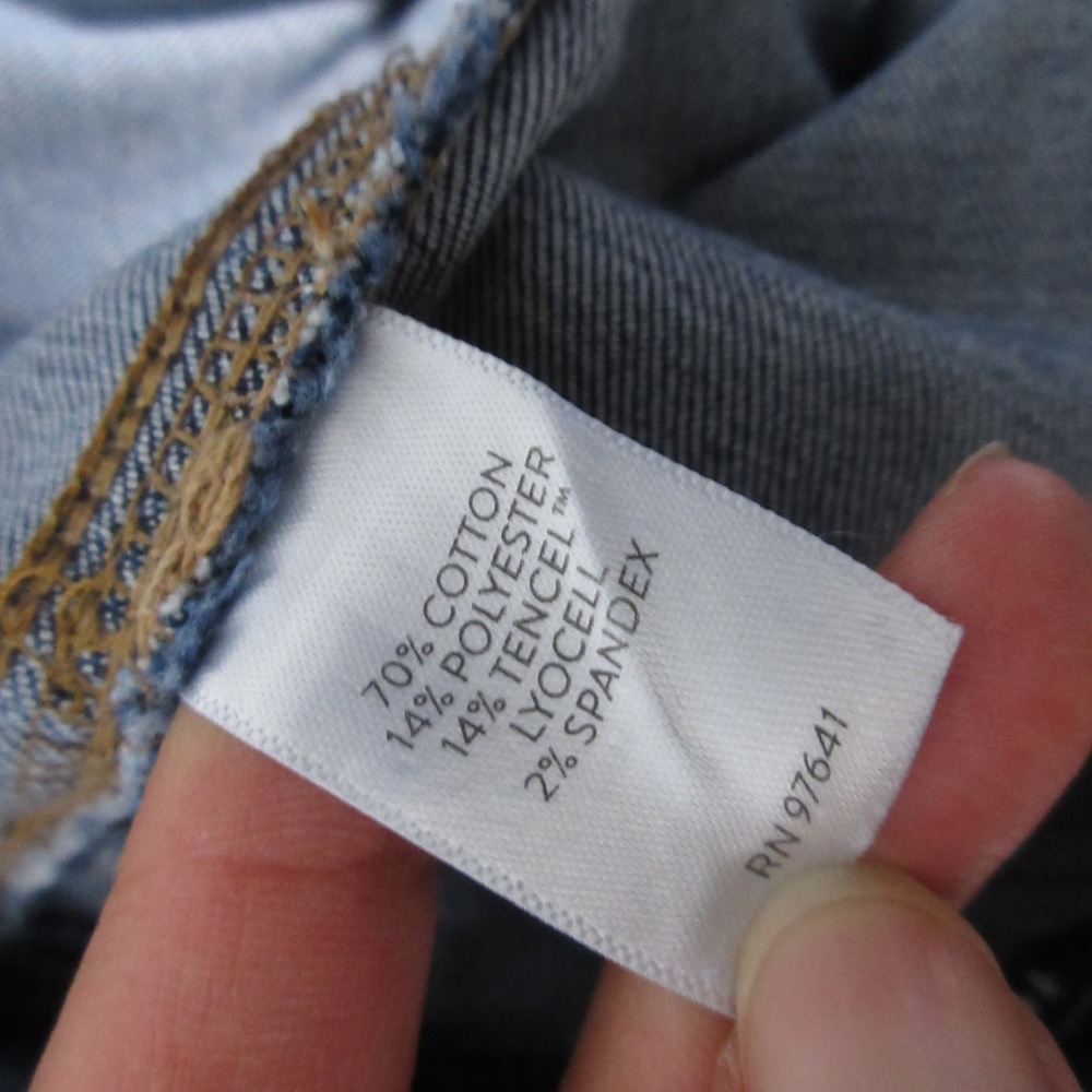 J Jill Jeans 10 Tall High Rise Flare Patch Pocket Boho Retro Sailor Medium Wash - Picture 9 of 10